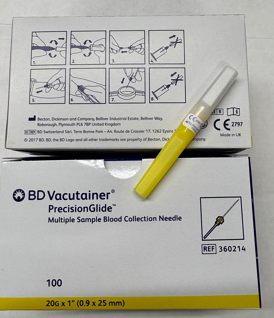 [MAT0334] Aiguilles Vacutainer 20G x 1 - BD (1 x 100 un.)