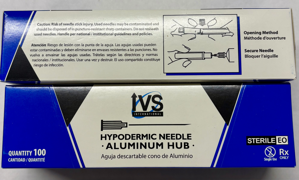 [MAT2646] Aiguilles jetables 14G x 1 - IVS (1 x 100 un.) BOVIN