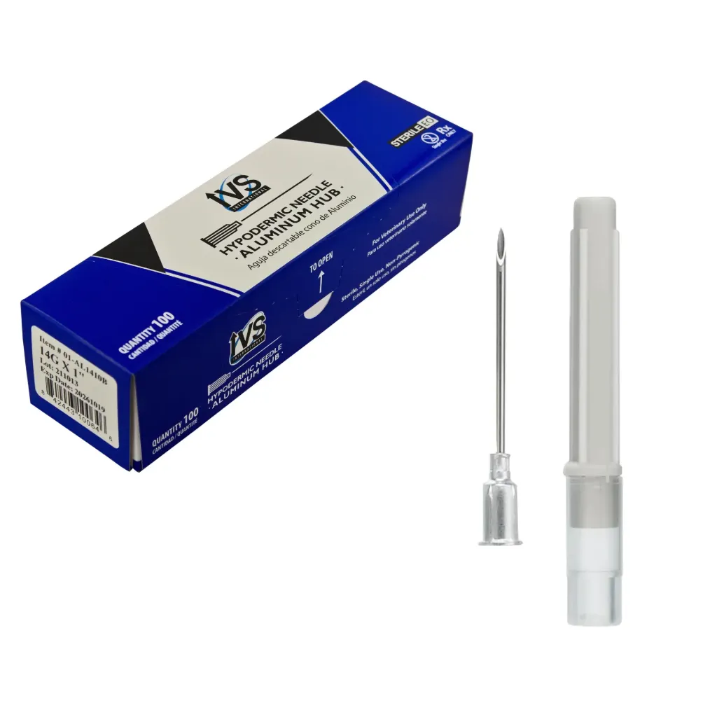 [MAT2646] Aiguilles jetables 14G x 1 - IVS (1 x 100 un.) BOVIN