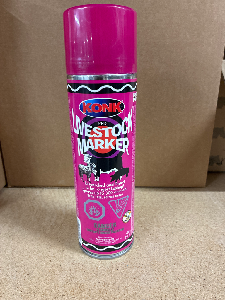 Marqueur en aérosol rose - Konk (550.00 mL)