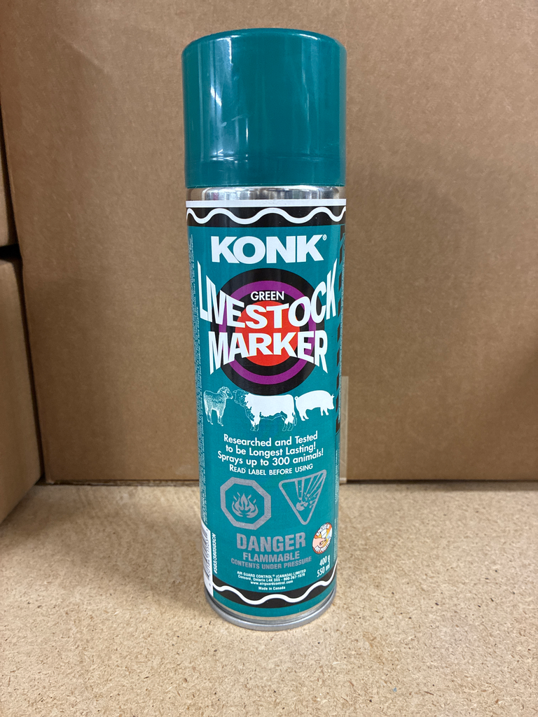 Marqueur en aérosol vert - Konk (550.00 mL)