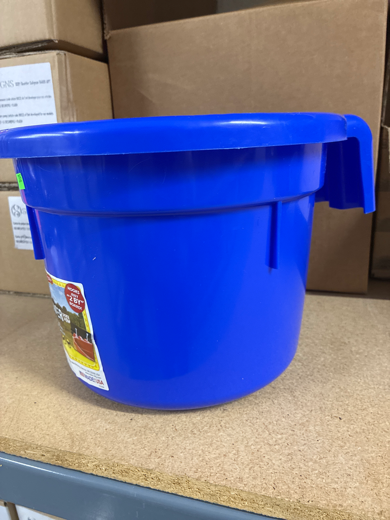 Seau d'alimentation à suspendre bleu - 7.6 L (1 un.)