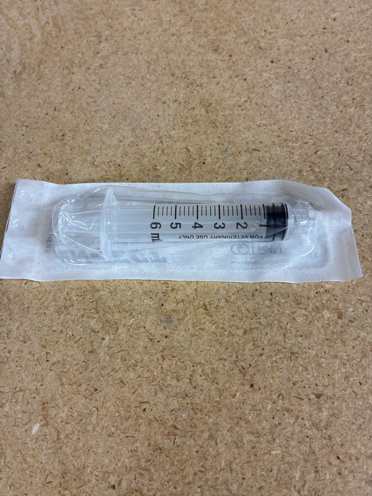 [MAT1609] Seringue 6 mL jetable - Luer Lock (1 un.)