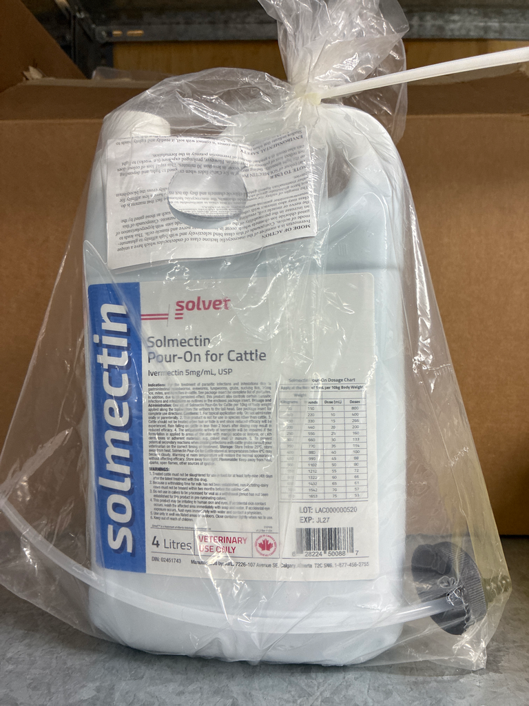Solmectin pour On pour veau (1 x 4L)