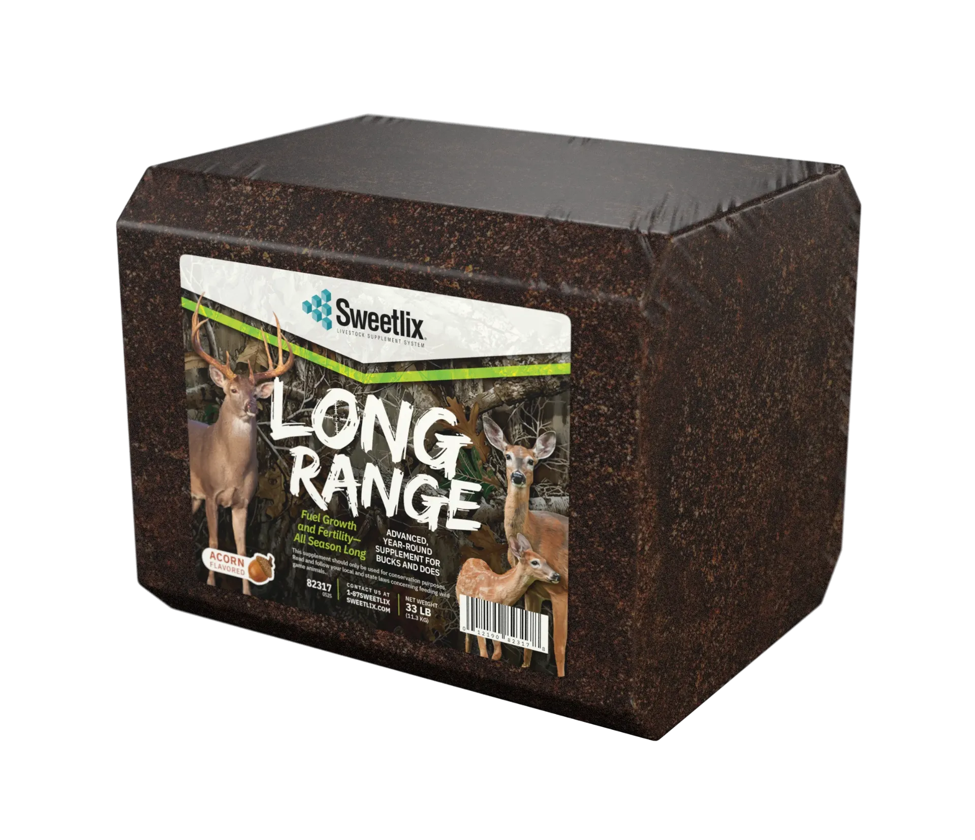 [MAT2858] Bloc Sweetlix Long Range Deer Pressed (15.00 kg)